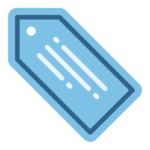 Ein Icon von einem kleinen Schild